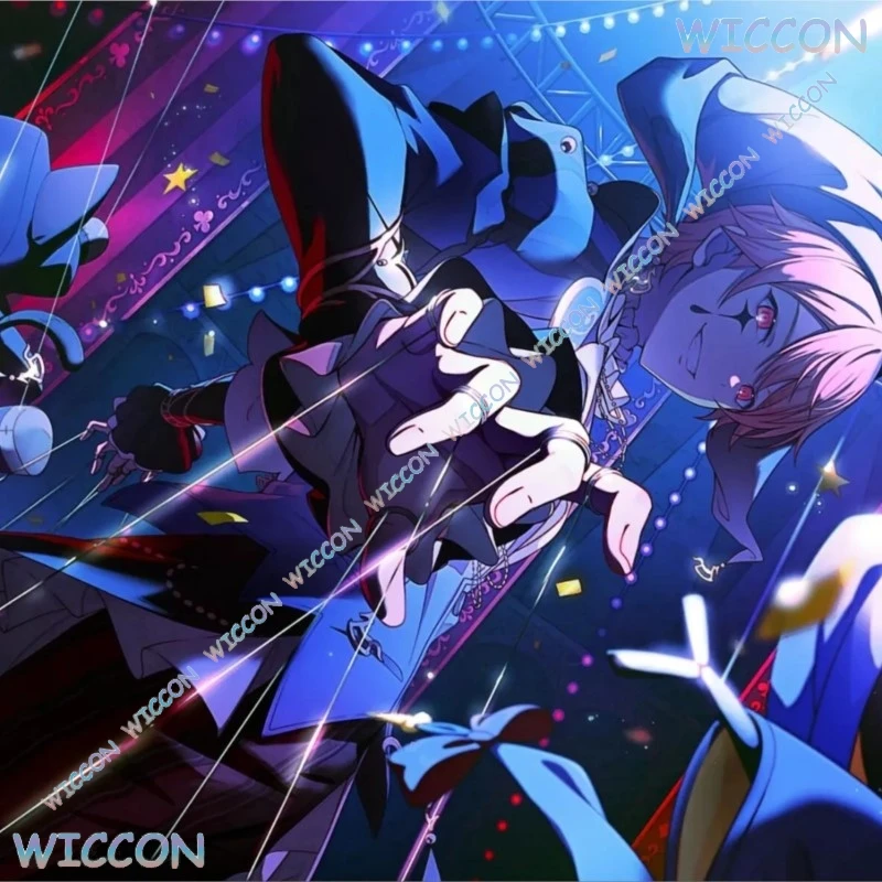 Project Sekai PJSK Tenmasu ksa Wonder Show Clown Cosplay Suit Red Black Circus Costume Anime Stage Performance Outfit Halloween