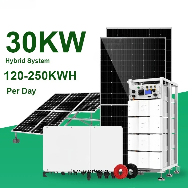 Sunroko Hybrid Solar System Complete 30Kw 40Kw 50Kw Integrated Photovoltaic Energy Storage System