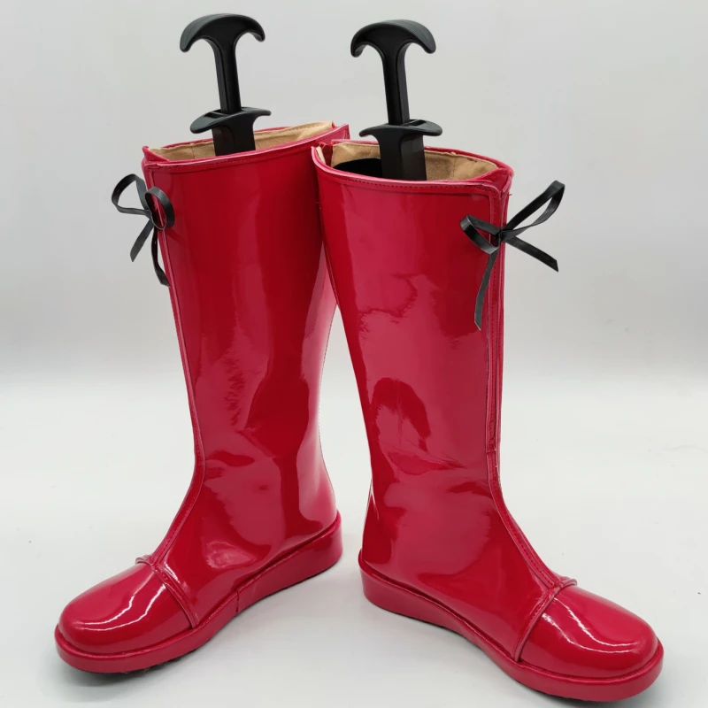 TakMew Mew Ichigo Momomiya Bottes d'Halloween sulfpour Bol, Chaussures Rouges pour Femmes, Accessoires de ixd'Halloween