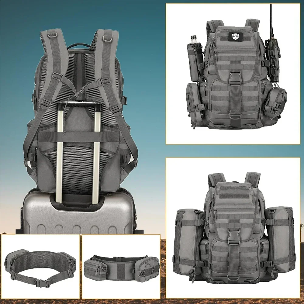 High Quality Military Tactical Backpack Waterproof Hunting Bag Outdoor Hunting Backpack Large Capacity Hunting Day Pack Mochila