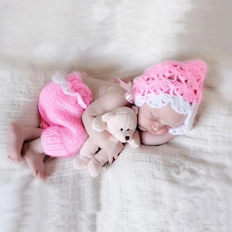 Baby Photography Clothing Cute Baby Photography Powder Set Clothes