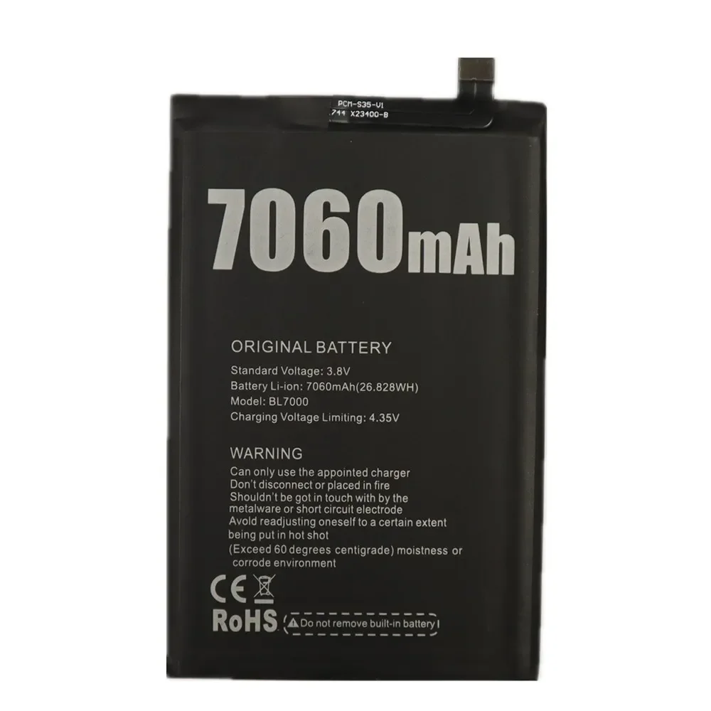 Original Battery For DOOGEE S50 S60 S30 X55 mix Y8 F5 BL7000 Y7 N10 N20 BL12000 Pro BL5500 S55 S70 lite X7S X9S X5 X6 X7 X9 Pro