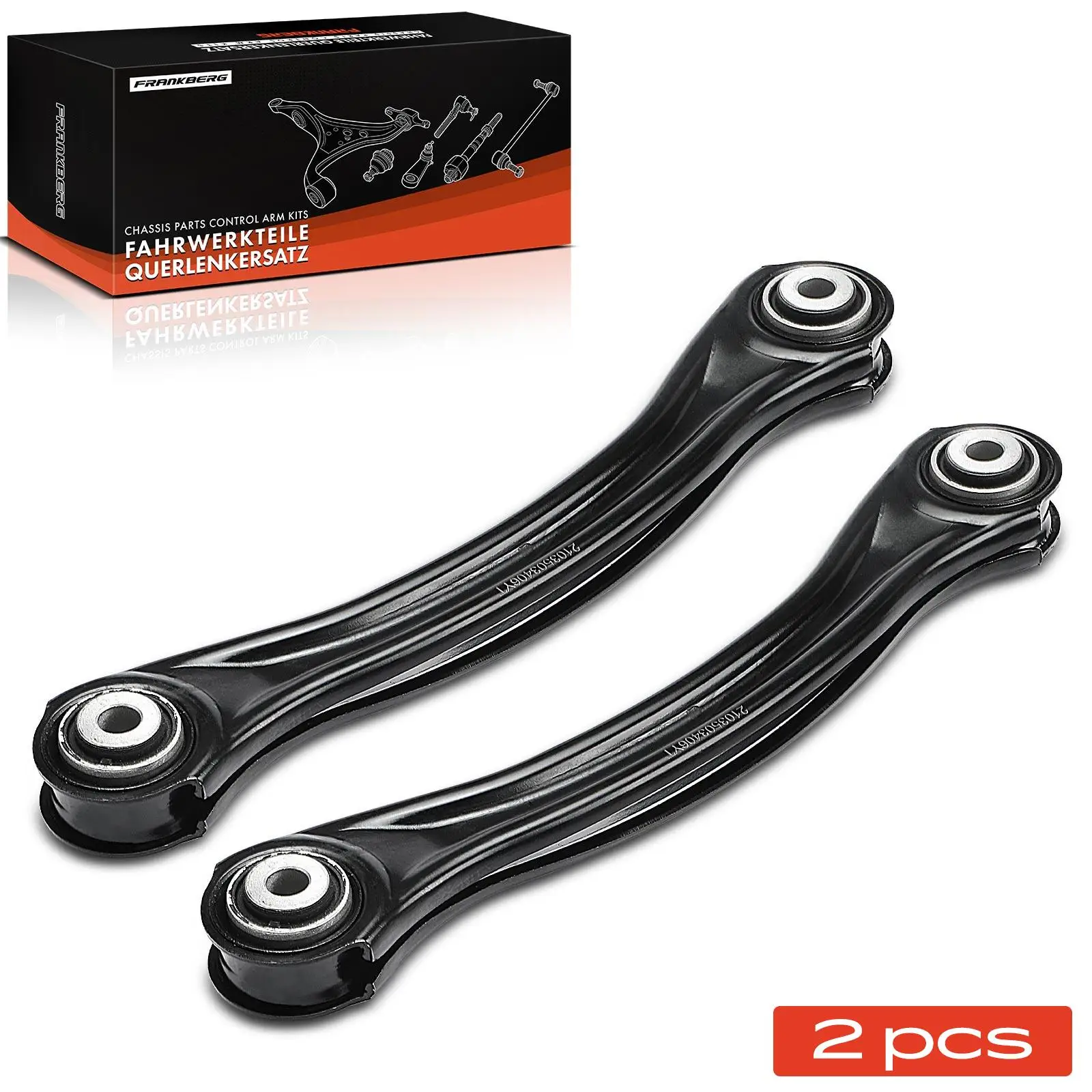 Braccio di controllo dell'asse posteriore Frankberg 2X sinistro e destro superiore per Mercedes-Benz C124 W124 S124 W201 A124 W202 W203 Cl203 S202 2103501606