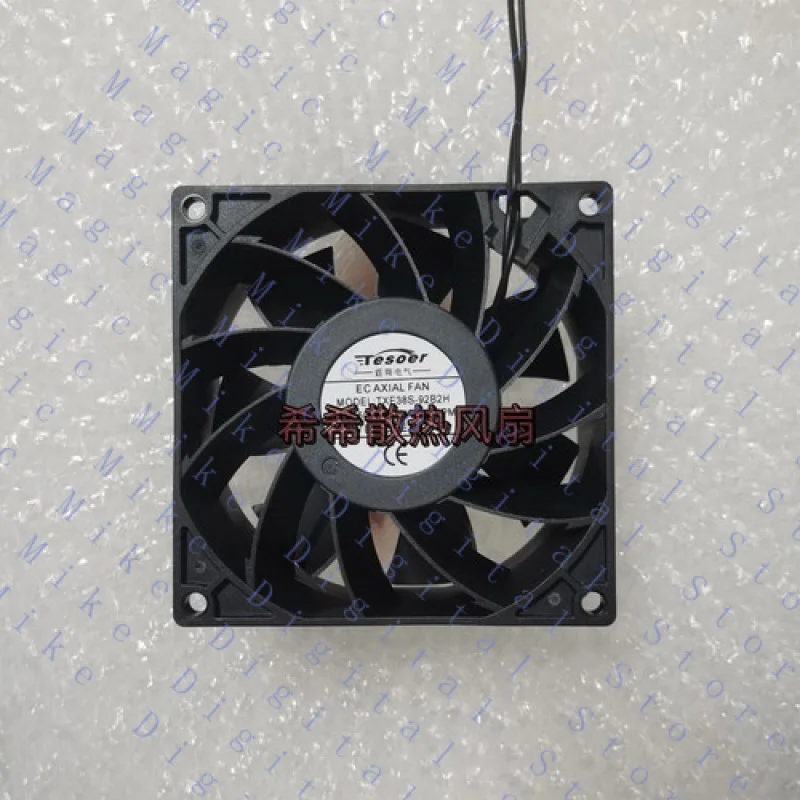 H  1 PCS FOR Tesoer EC fan TXE38S-92B2H 220V 9238 9CM 2 wire wide voltage cooling fan
