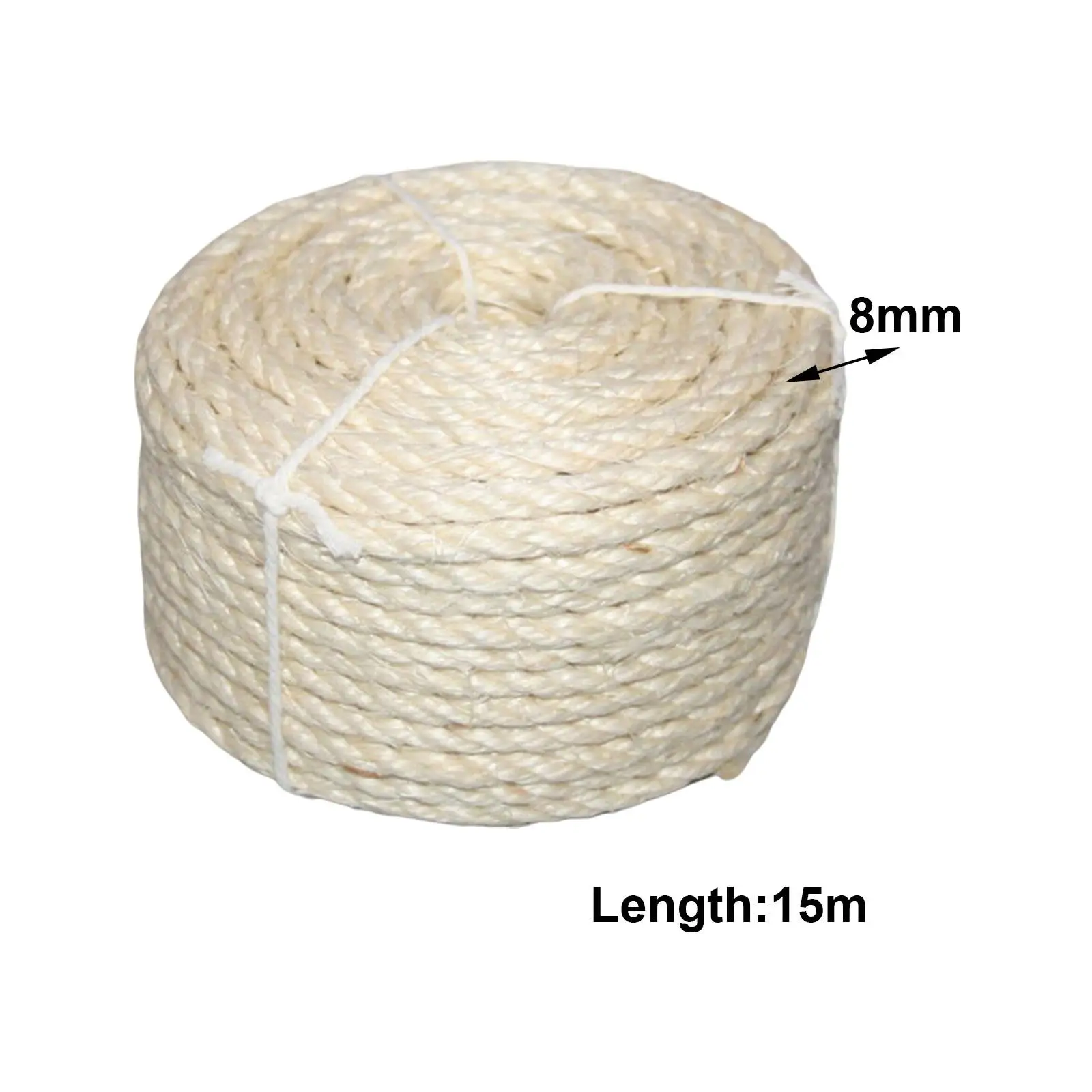 Cat Sisal Rope Cat Scratcher Replacement Rope for Cat Scratching Furniture