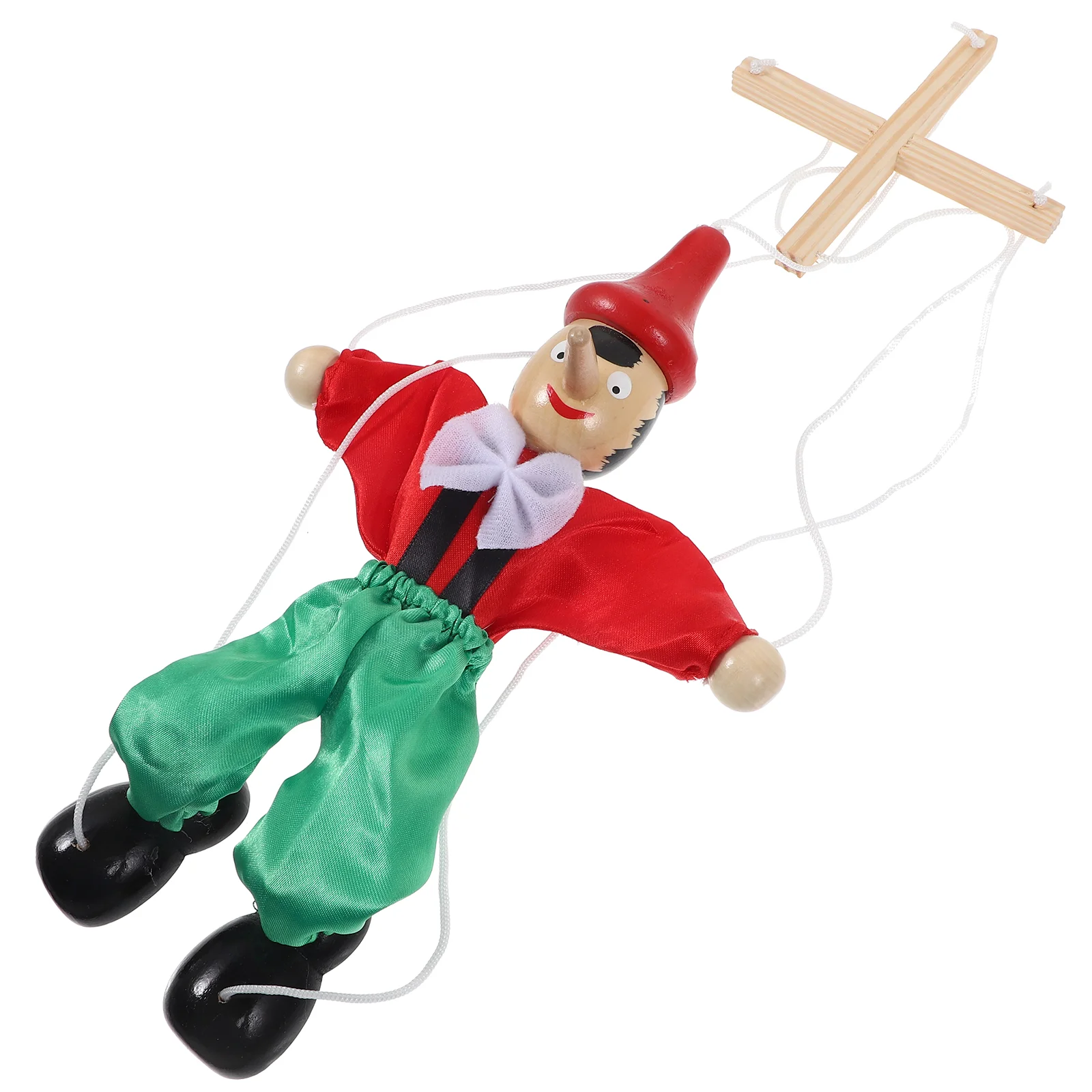 Wooden Marionette Pull String Puppet String Puppet Funny String Toys for Kids Party Favor