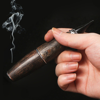 Lightweight Portable Tobacco Pipe 9mm Filter Handheld Smoking Pipe for Men Cigarette Holder Smoking Accessories Gift