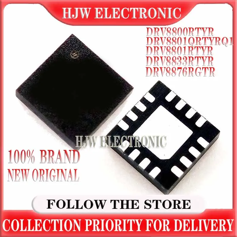 

10PCS/LOT DRV8800RTYR DRV8800 DRV8801QRTYRQ1 DRV8801Q DRV8801RTYR DRV8801 DRV8833RTYR DRV8833 DRV8876RGTR DRV8876 QFN-16