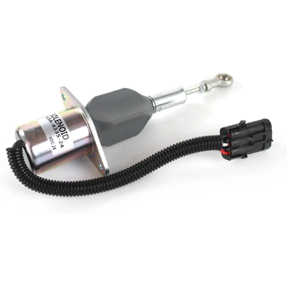 

3934177 SA-4697-24 RE53560 Fuel Shut Off Solenoid 24V Stop Solenoid Valve work for Diesel Engine Excavator