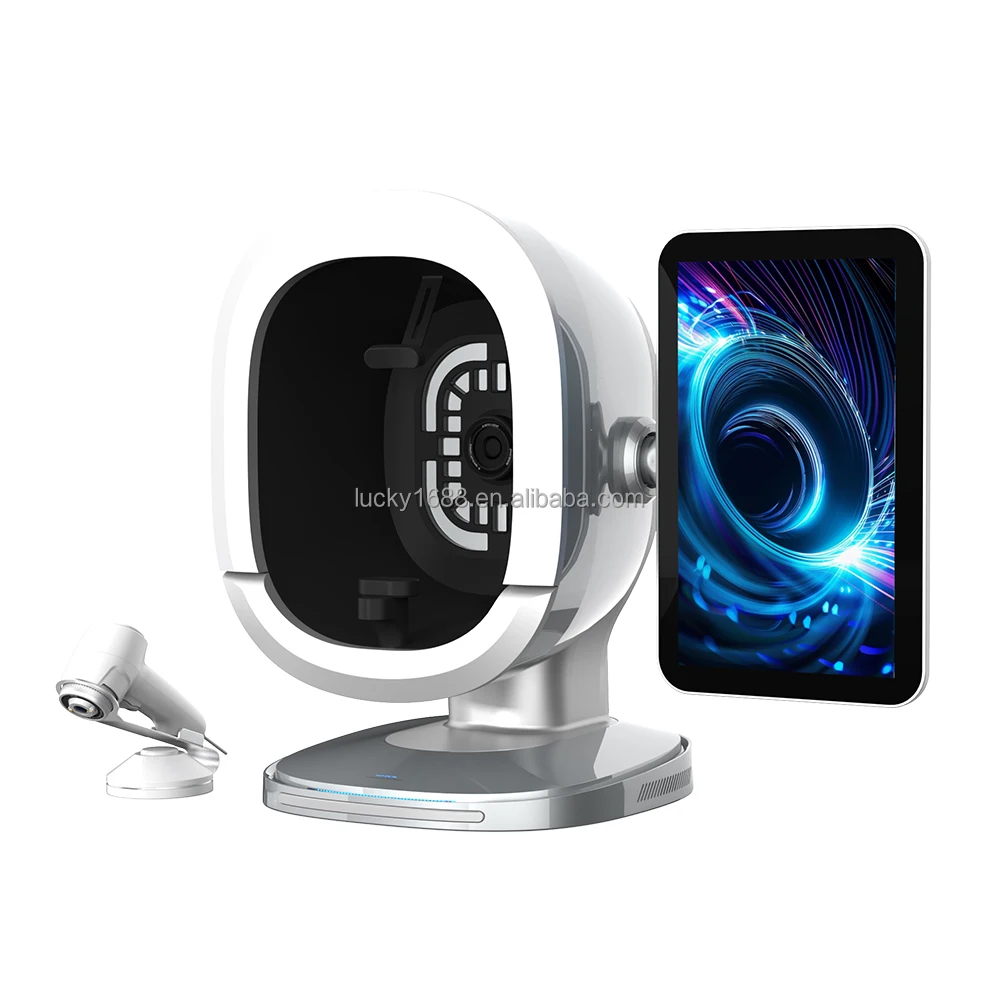 Latest B3 AI Skin Analysis Machine Intelligent Facial Analyzer Hair Scalp Follicles Detector Show Report HD Display Beauty Salon