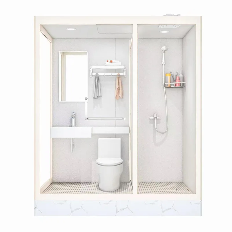Integral bathroom Shower room Integrated  partition Bath integrated bathroom Mobile toilet Waterproof