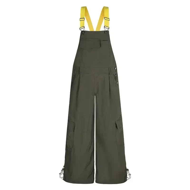 Summer New Women's Jumpsuit Loose Commuting Patchwork Workwear Overalls Jumpsuit