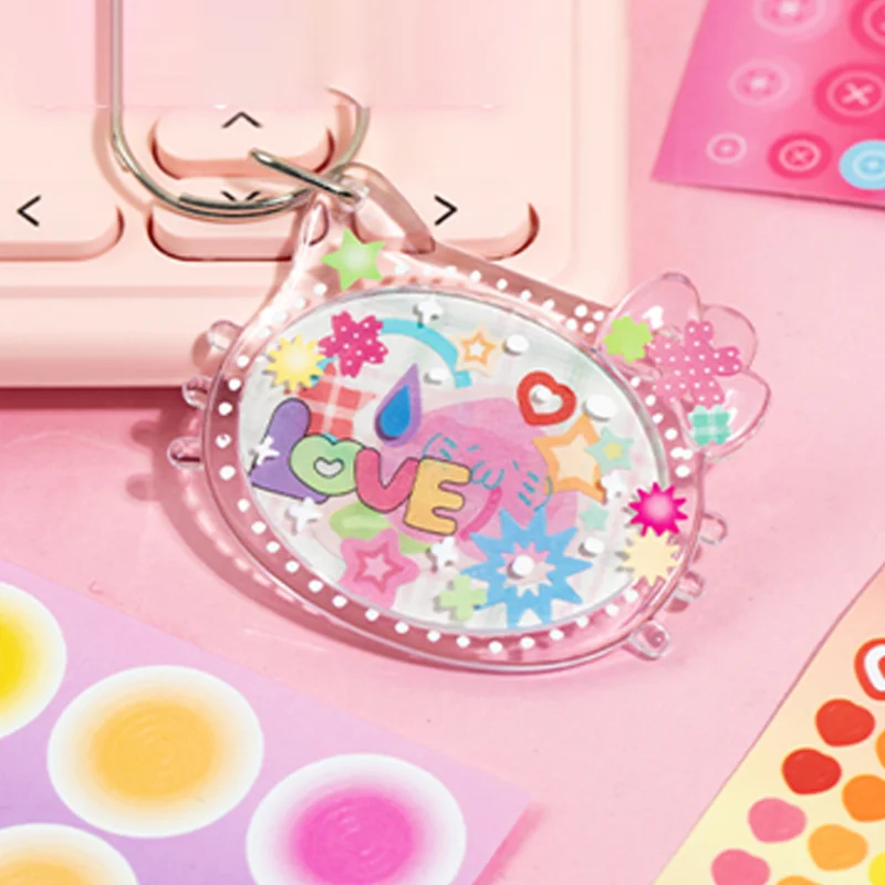 

Mr. Paper Geometric Shape Stickers Book 20 sheets/pack Round Bubble Colorful Heart Stickers Home Handbooks Stationery Decoration