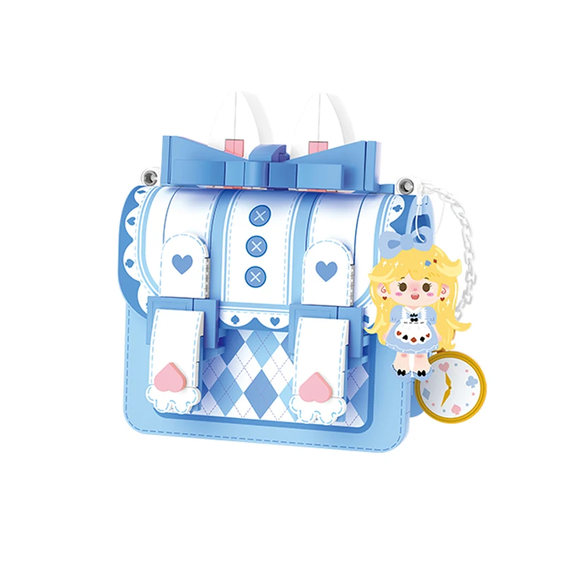 

Weekit Fairytale Series Сумки принцессы Строительные блоки Белоснежка Рапунцель Алиса Красная Шапочка Кирпичная игрушка Подарок для взрослых для девочки