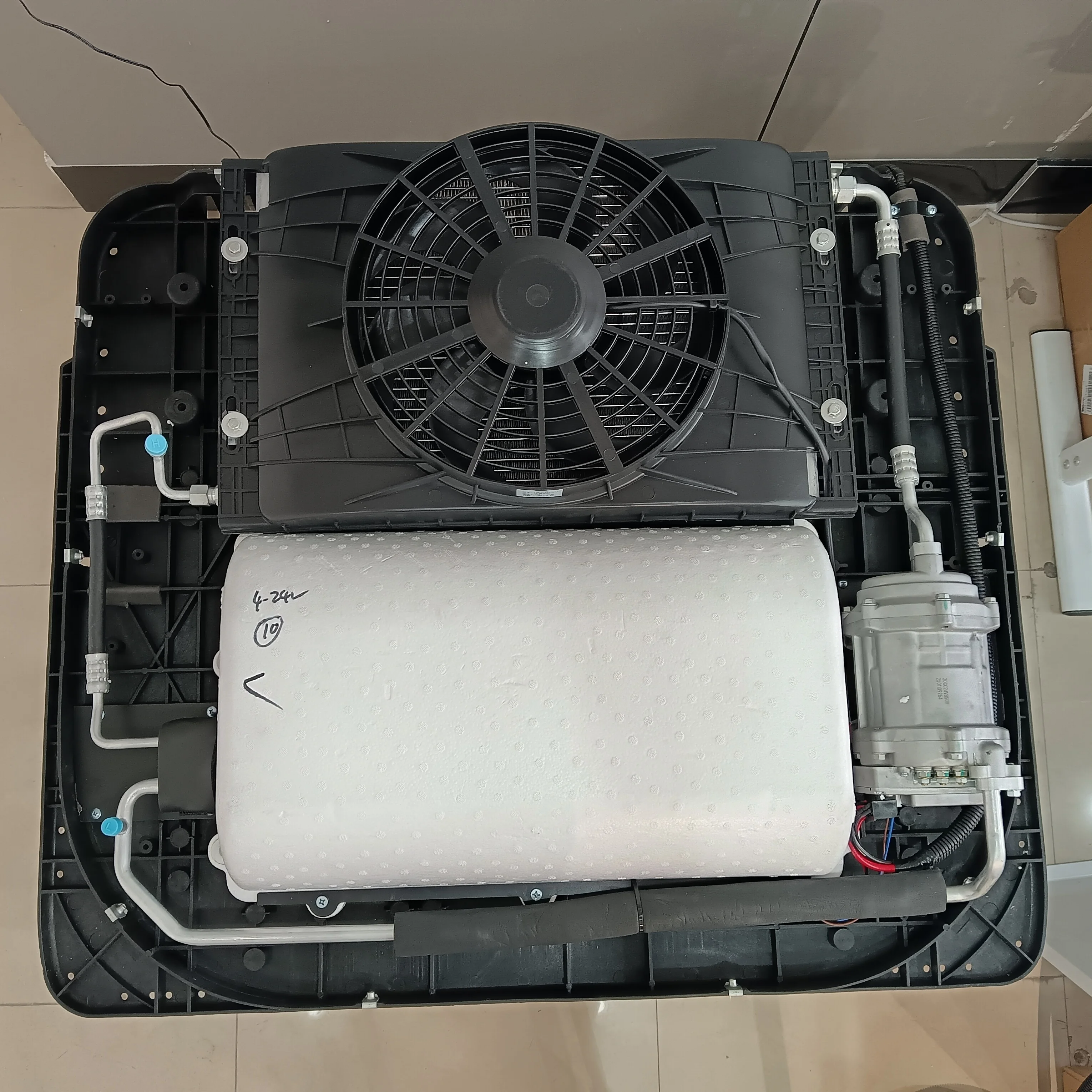 بطارية على السطح تيار مستمر جرار كهربائي 12 فولت 24 فولت RV مكيفات الهواء مكيف الهواء النائم أو شاحنة RV حافلة مركبة #6