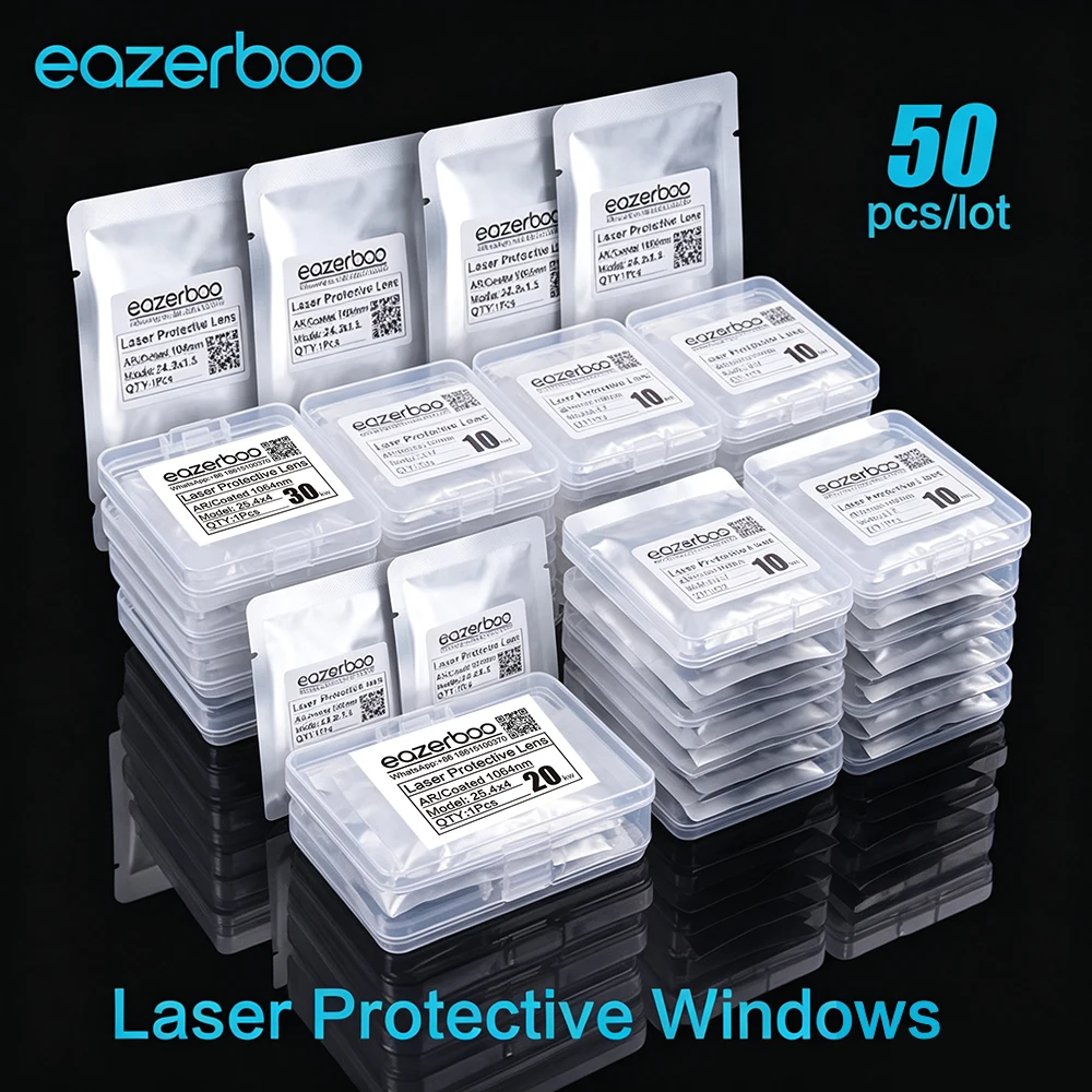 Metal Laser Cutter Head - 50PCS Laser Protective Lens 27.9x4.1 24.9x1.5