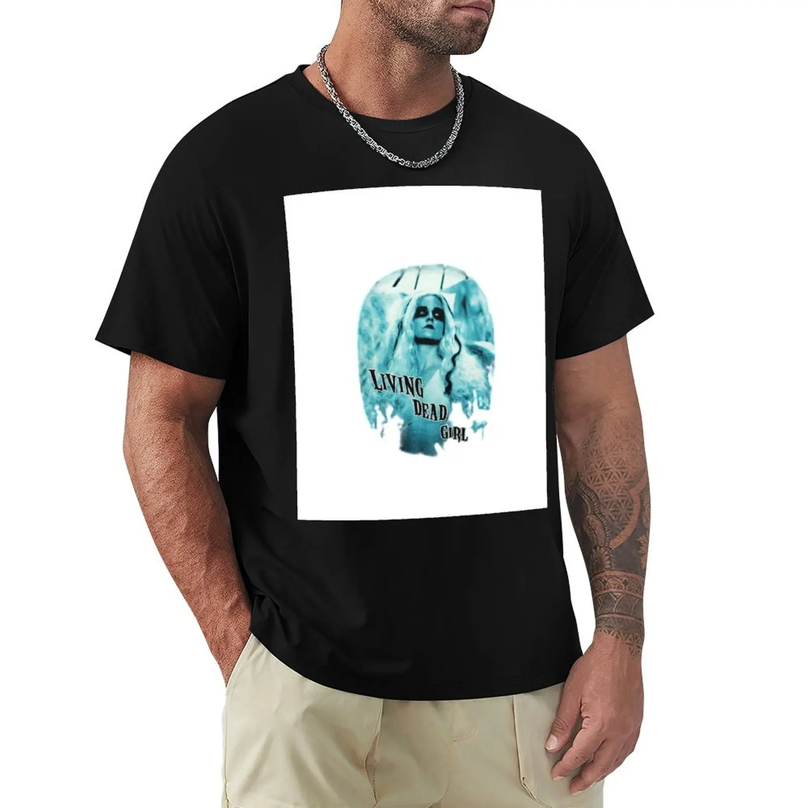 Rob Zombie Hellbilly Deluxe Era Living Dead Girl T-Shirt Christmas Casual Short Sleeve Top