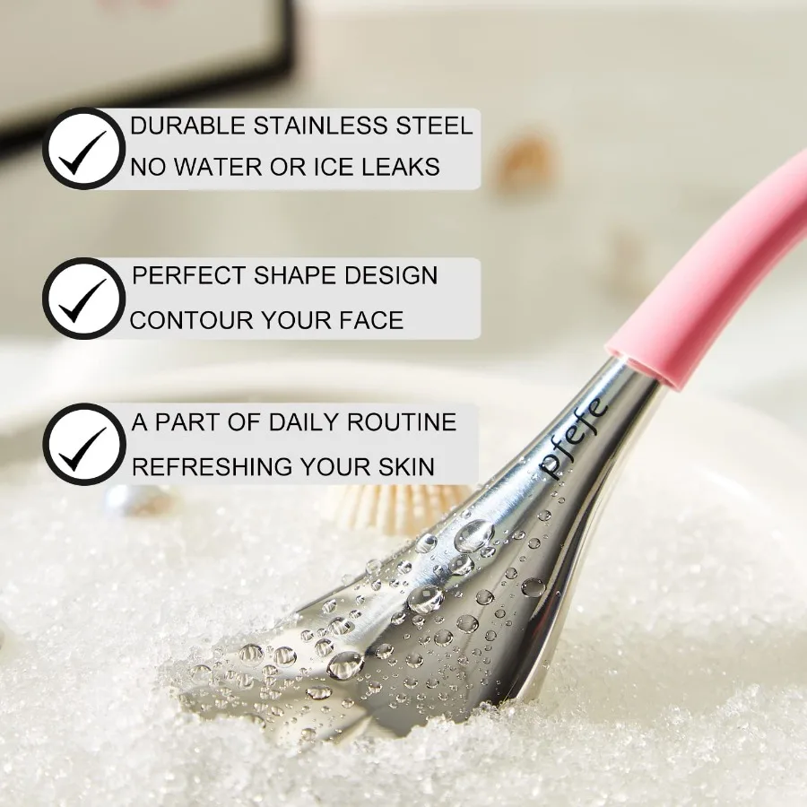 Cryo Sticks العناية ببشرة الوجه كرات الثلج للنساء الوجه عيون الفولاذ المقاوم للصدأ أدوات تجميل الوجه للفتيات السيدات أدوات التجميل
