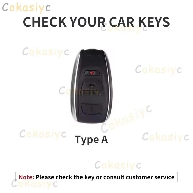 Leather Car Remote Key Case Cover for Subaru BRZ Forester Legacy Outback WRX STI Impreza XV Crosstrek Protector Fob Keychain