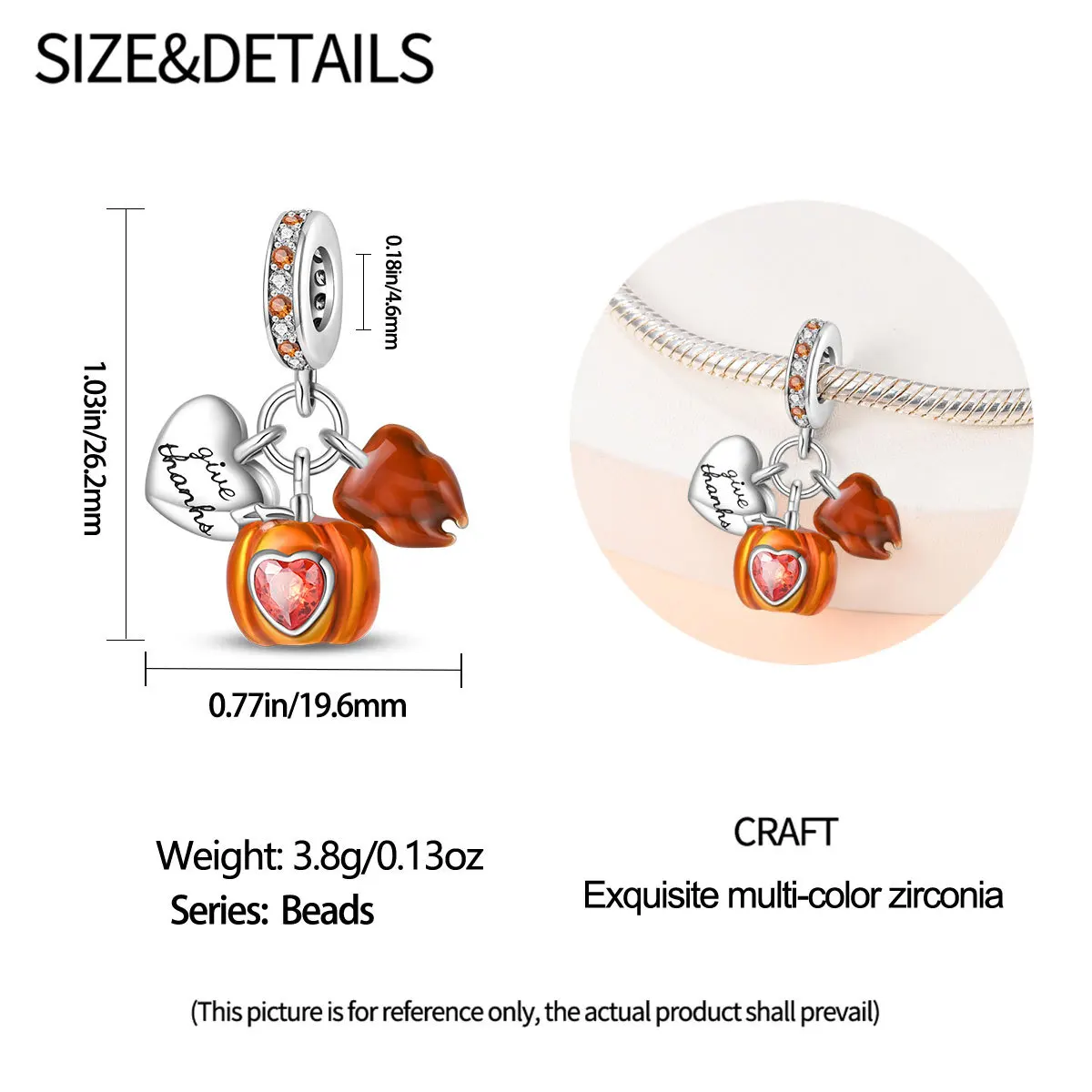 Original Charms Silver Plated Beads for DIY Bracelet Making