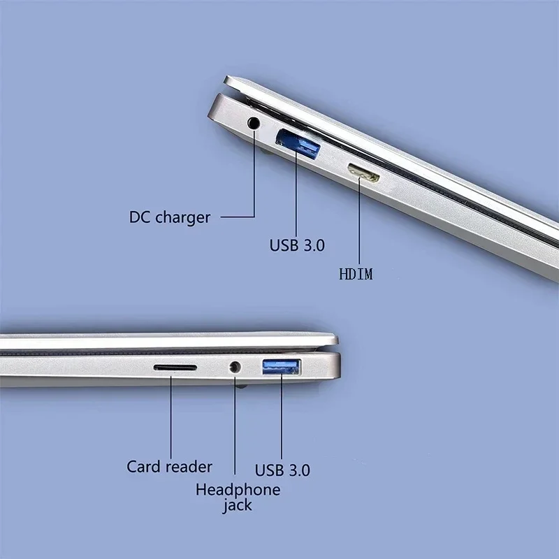 14.1 inç RAM 32GB DDR4 ROM 2048GB M.2 SSD Windows 10 11 IPS dizüstü Inte taşınabilir laptos Bluetooth HDMI öğrenci dizüstü 5G Wiff