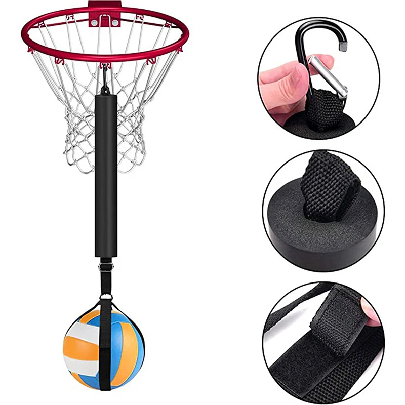 Volleyball Training Aid Practice Trainer With Adjustable Belt Exercise For Serving Setting Spiking Training Returns Ball