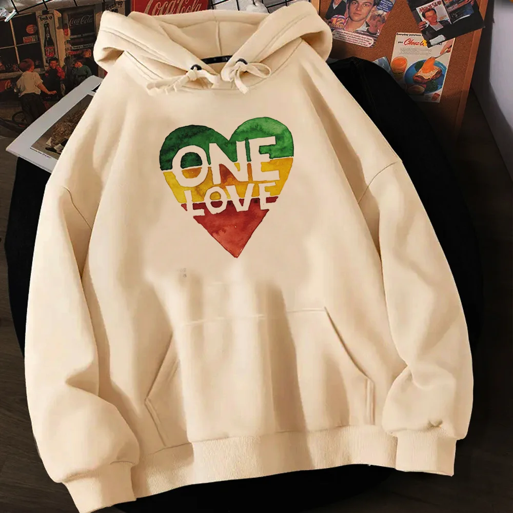 Felpe con cappuccio Reggae da donna anni '90 harajuku Inverno stile coreano hoddies camicia con cappuccio streetwear femminile