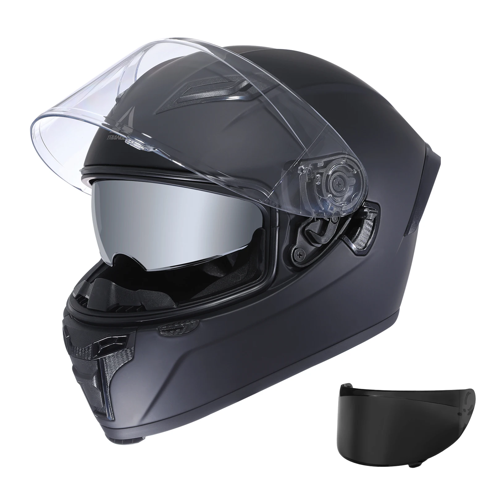 

Full Face Motorcycle Helmet with Dual Lens Wide Vision Motorcycle Helmets for Men and Women DOT Approved