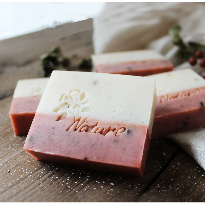 Rose Pearl Powder Handmade Soap Moisturizing Hydrating Cleansing Cold Soap Oemoem