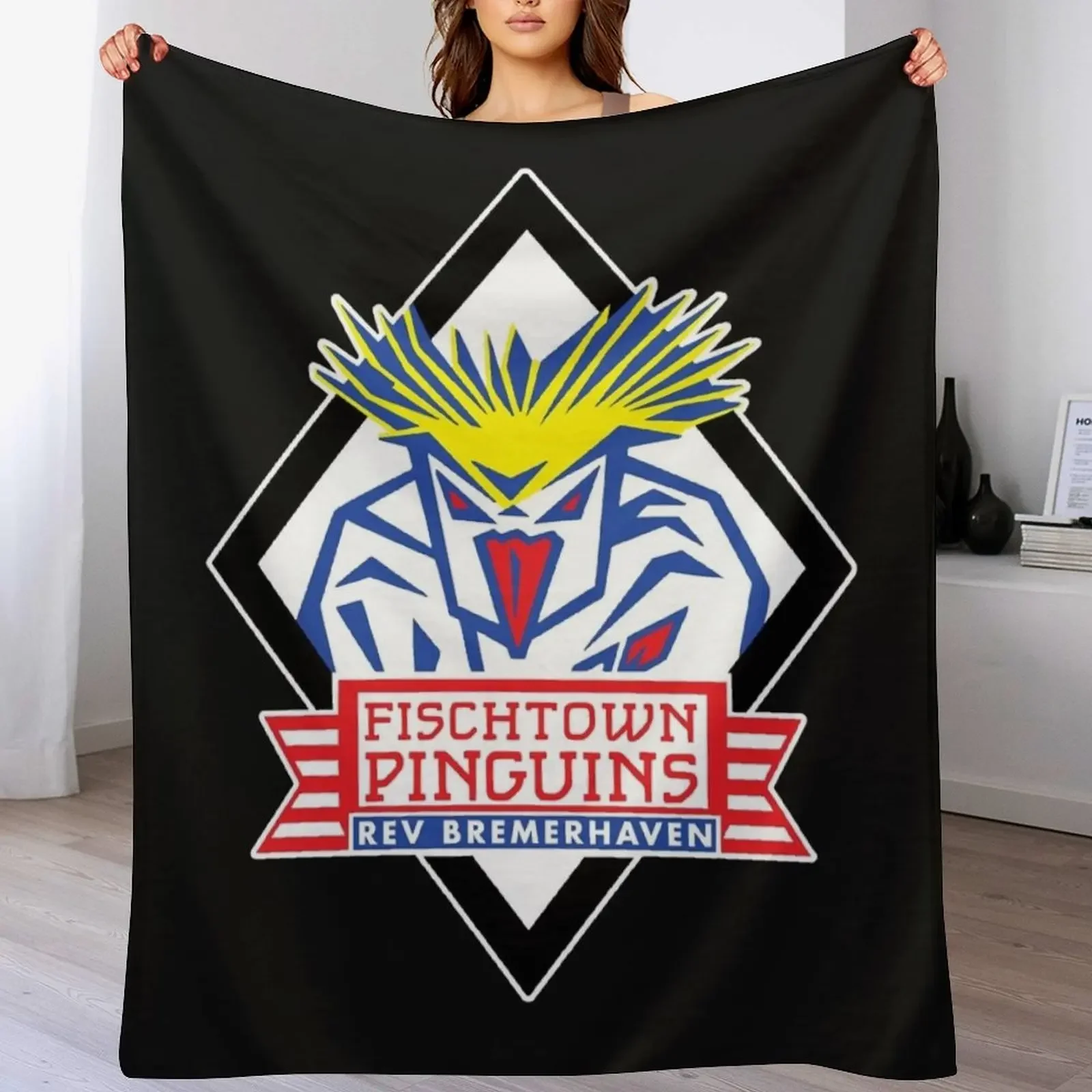 

Fischtown Pinguins Essential T-Shirt.png Throw Blanket funny gift Bed Extra Large Throw Hair Blankets