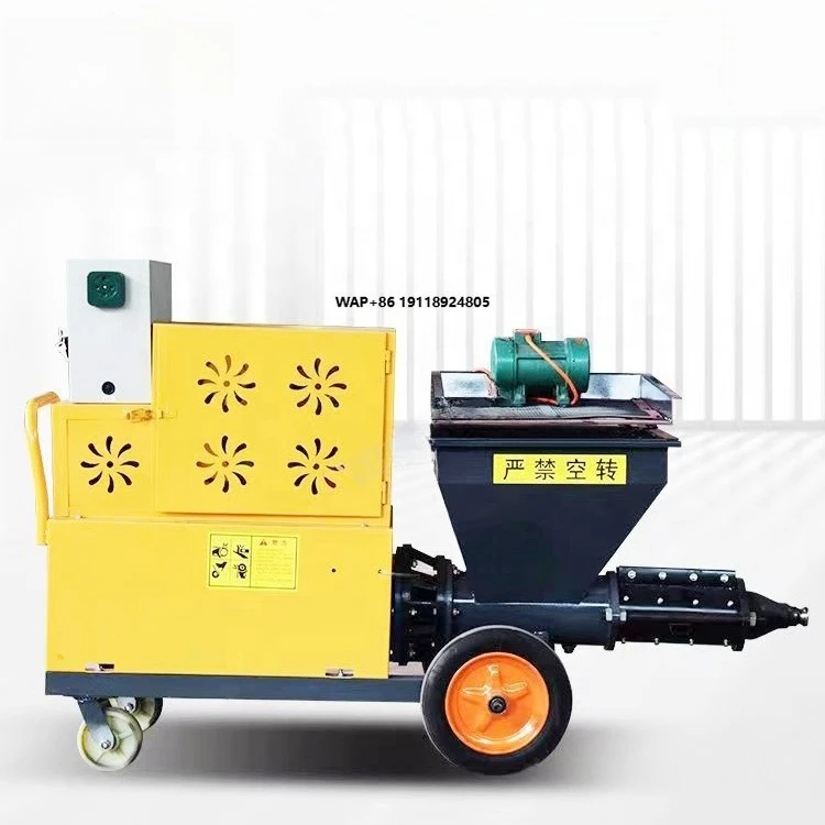 Automatic Modern And Advanced Plaster Sand Mortar Wall Spraying Pump Machine