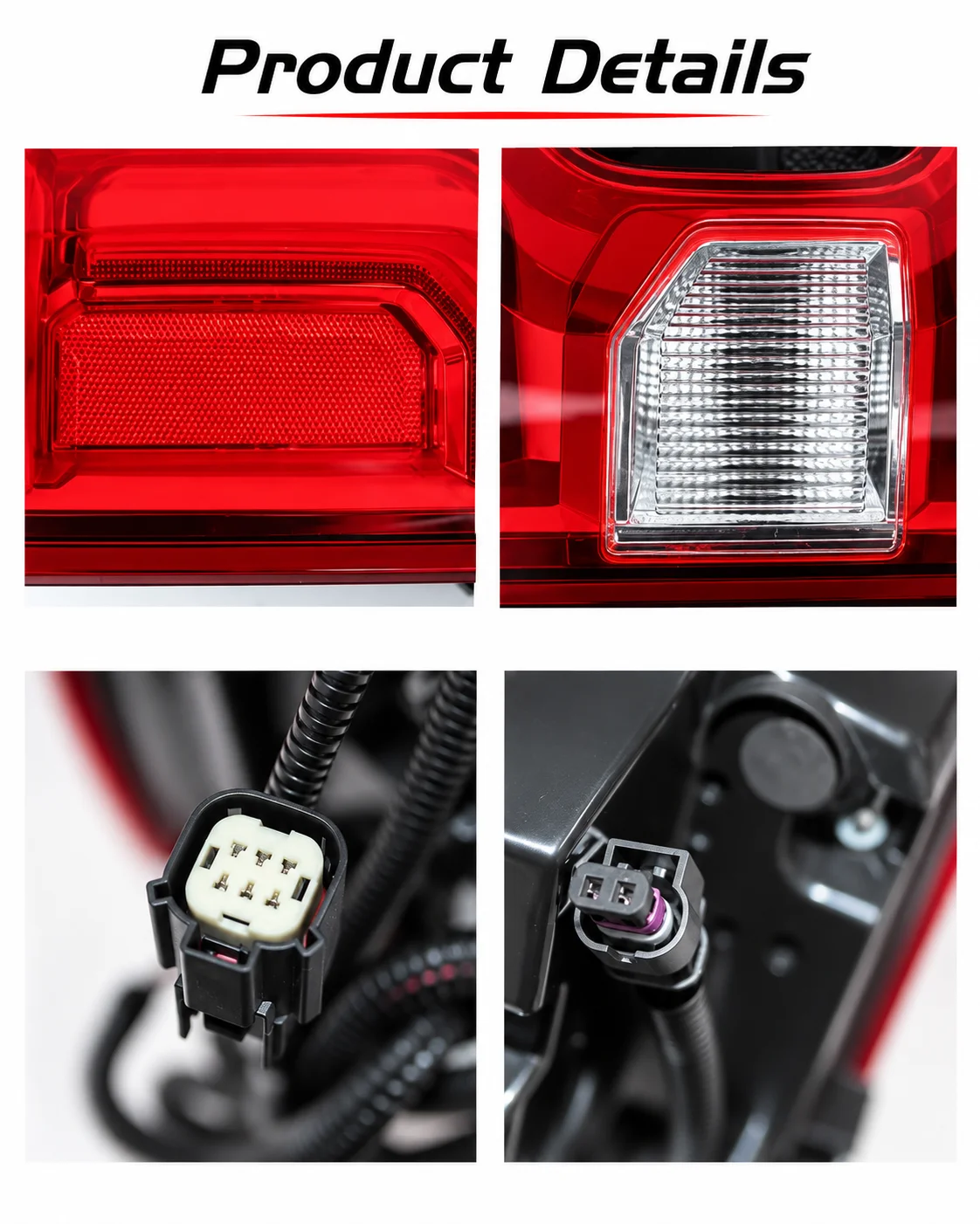 For CHEVROLET SILVERADO 2019 2020 2021 2022 2023 Car LED Tail light Rear Bumper Light Stop Brake Lamp Turn Signal Warning