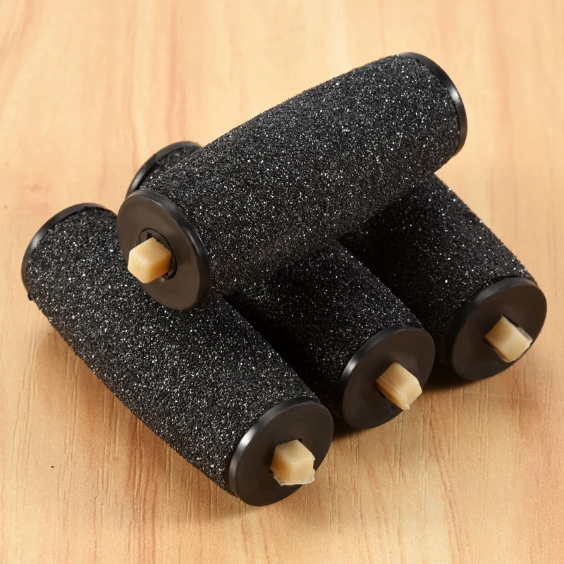 Substituição Roller Heads para Velvet Pedicure Machine Arquivo de pé elétrico liso Removedor de calos de pele morta Ferramenta de cuidados com os pés 4pcs por lote