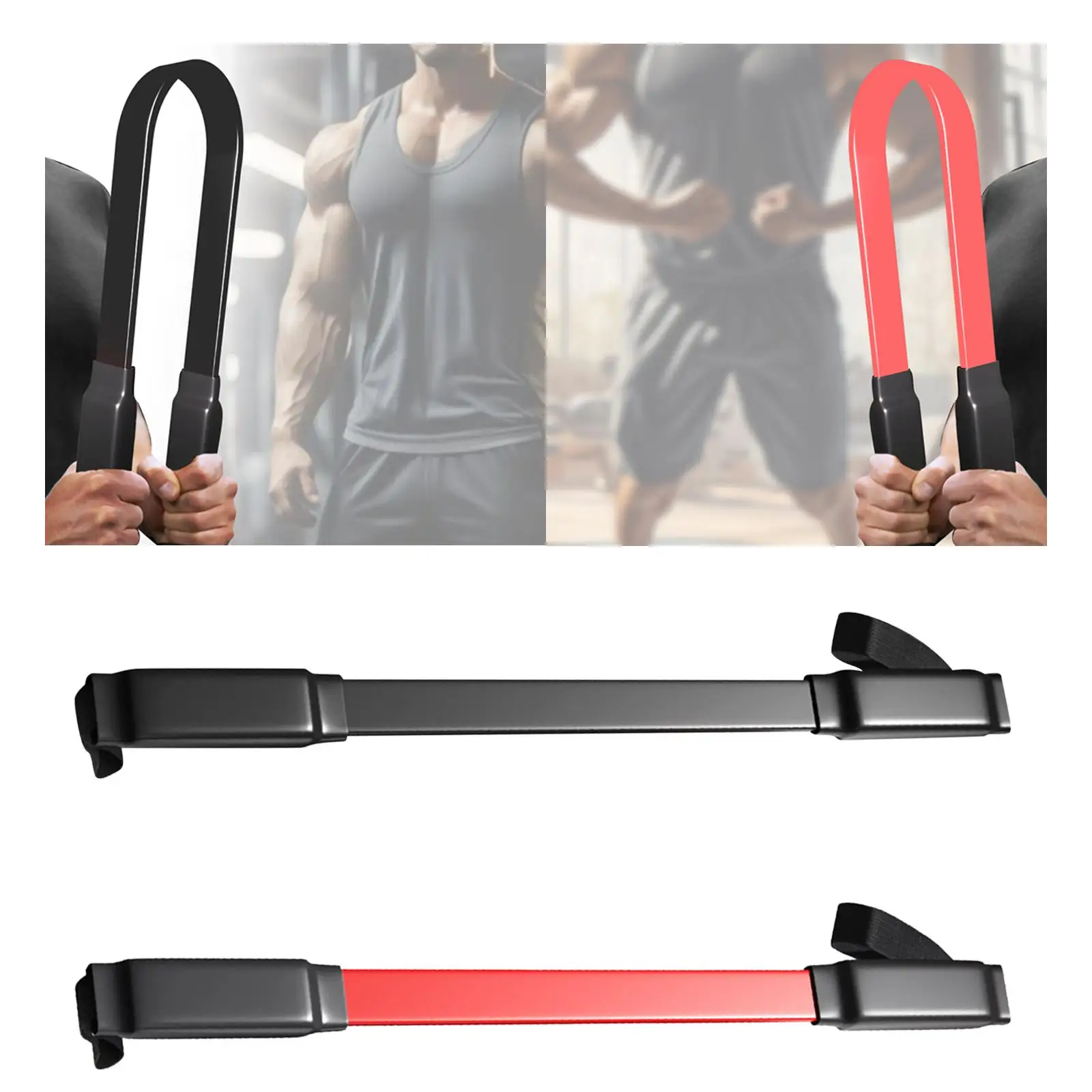 Bar Full Exercise Equipment Fiberglass Chest Workout Tool Arm Strength Bar for Home Gym Resistance