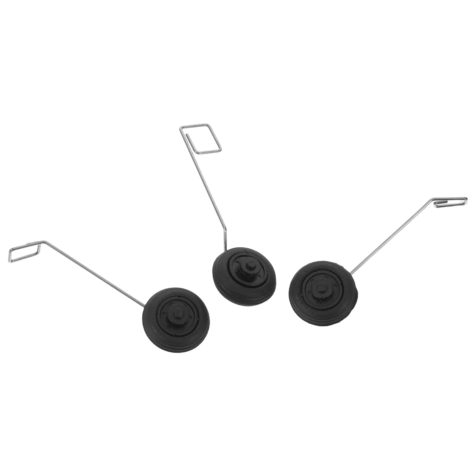 

3pcs Rc Airplane Landing Gears Lightweight Durable Replacement Parts For Front Tail Wheel Support Compatible With Multiple Rc