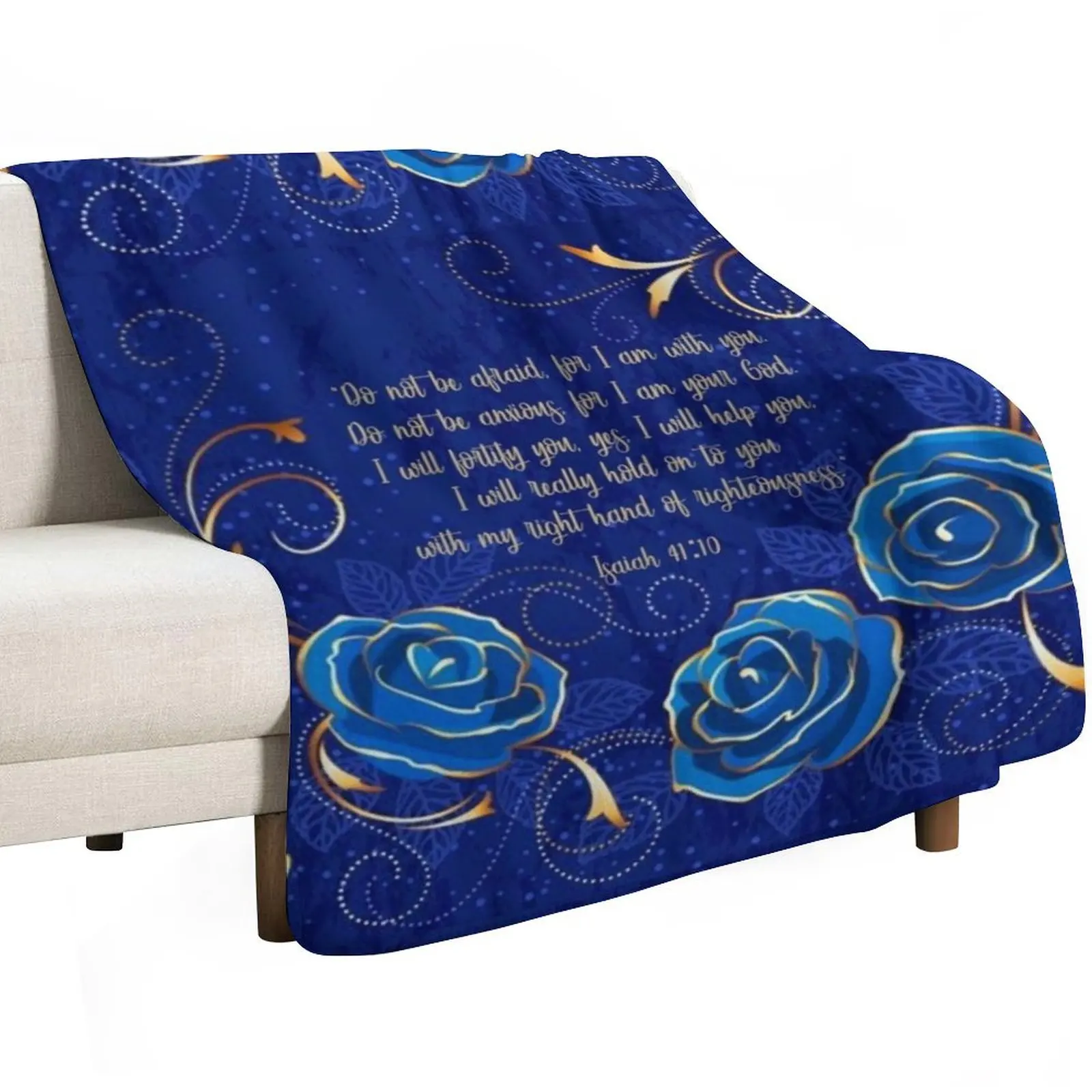 Isaiah 41:10 Throw Blanket Large Thins anime Blankets For Sofas christmas gifts Luxury Brand Blankets