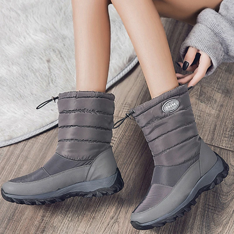 Snow Women Boots Soft Boots Ladies Platform Shoes For Women Fur Keep Warm Shoes Woman Casual Plus Size Botas Mujer Winter Boots