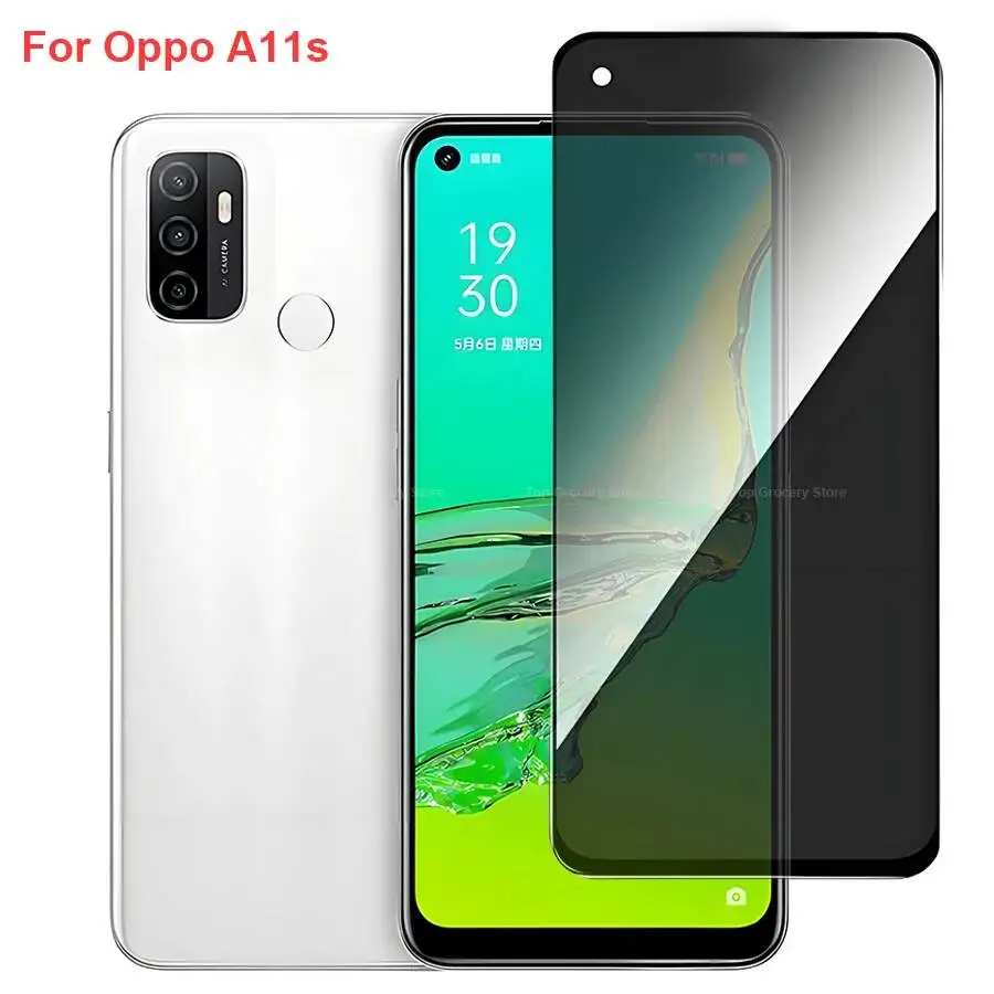 

Oppo A11s Anti Spy Privacy Tempered Glass Protector Compatible For Oppoa11s Full Cover Screen Phone Film