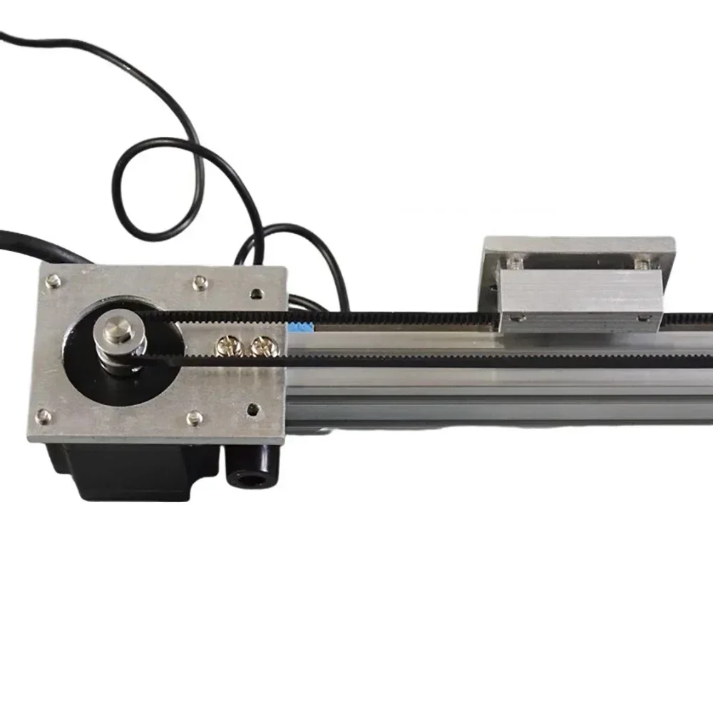 الكهربائية الترددية الخطي السكك الحديدية 57 محرك متدرج متزامن حزام نقل عالية الدقة الصامت الشريحة الجدول مجموعة تحميل 5 كجم #5