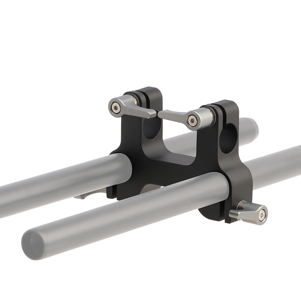 FOTGA DP3000 soporte de montaje bloque de riel abrazadera de varilla deslizante direccional para varilla de 15mm DSLR HDV sistema de plataforma abrazadera de riel de hombrera