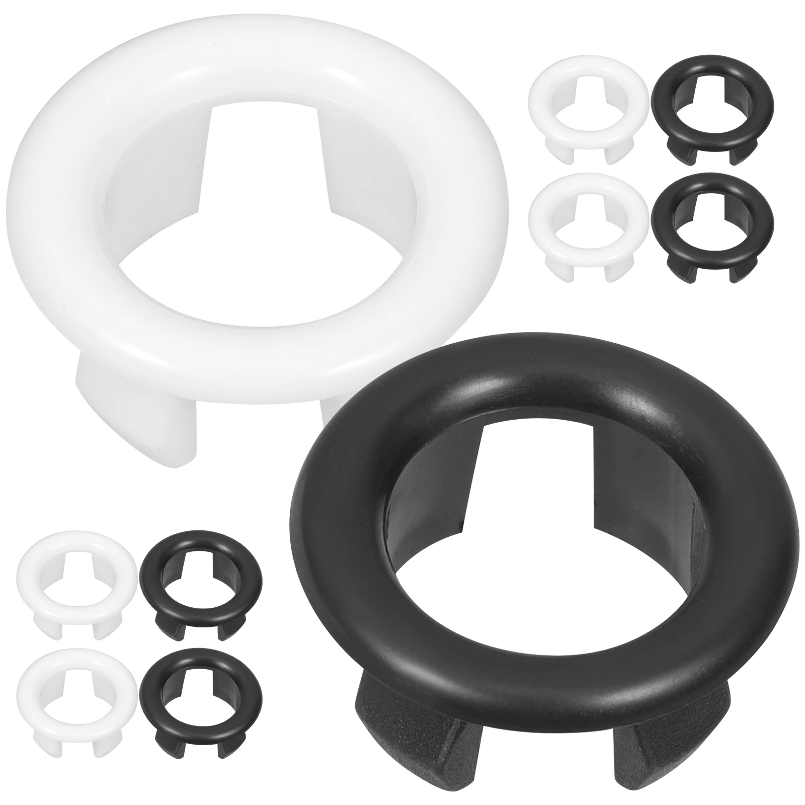 

10 Pcs Overflow Ring Drain Cover Bathroom Sink Tub Plate Trim Stopper Kitchen Basin Decorative Ring Anti Overflow Modern Design