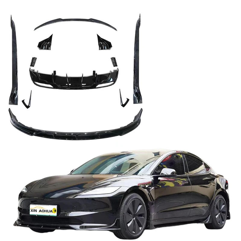 

High quality for Tesla model 3 upgraded FAST Aerodynamic body Kit car bumper