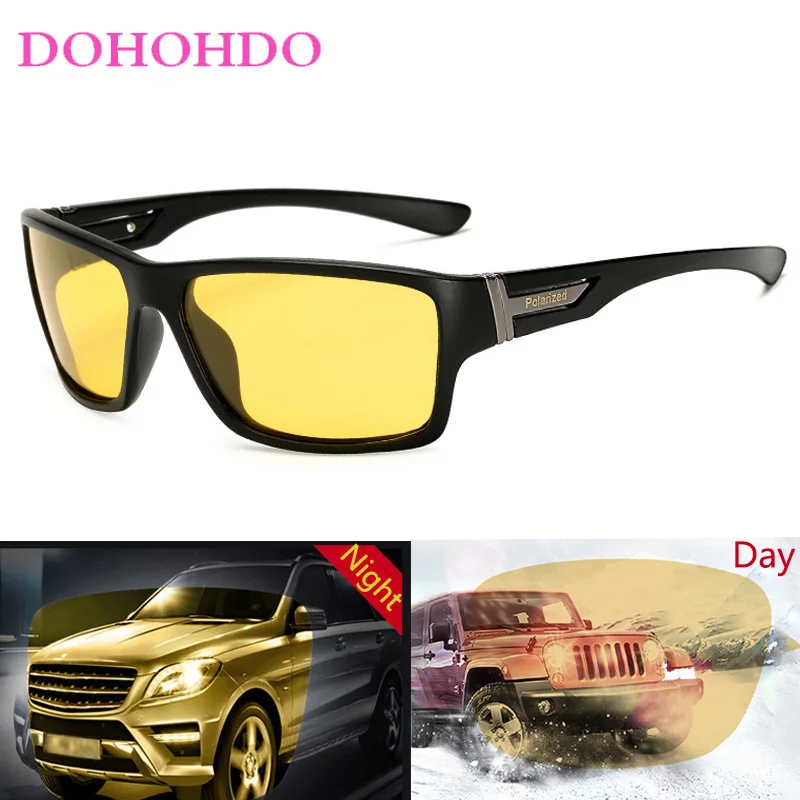 

DOHOHDO New Fashion Sunglasses Sports Men Polarized Sunglasses Male Driving Mirrors Goggles Sun Glasses UV400 Oculos Masculino