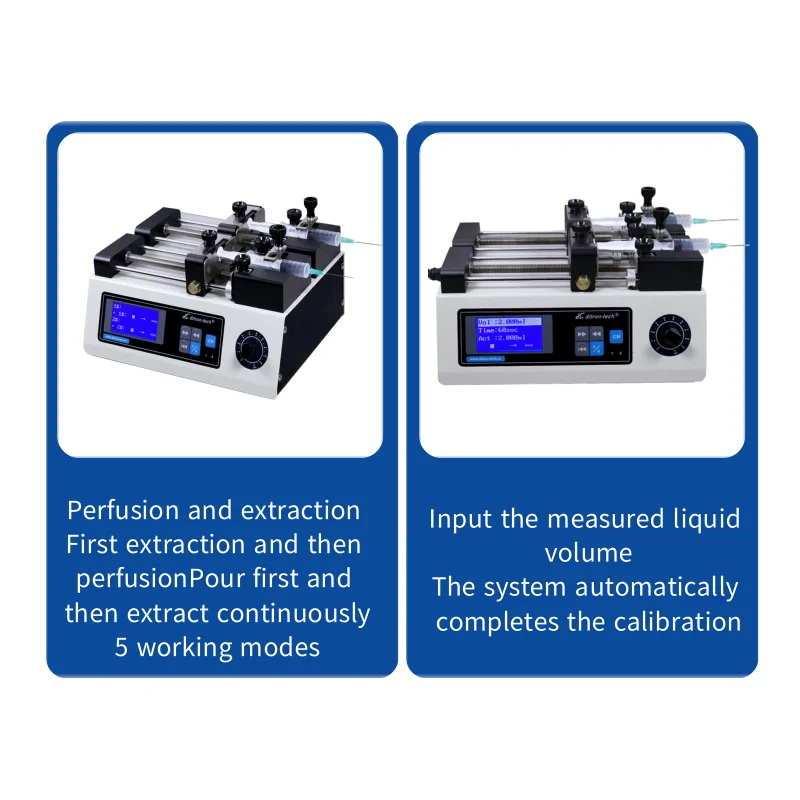 Dual channel independent control microfluidic microinjection pump for liquid sampling