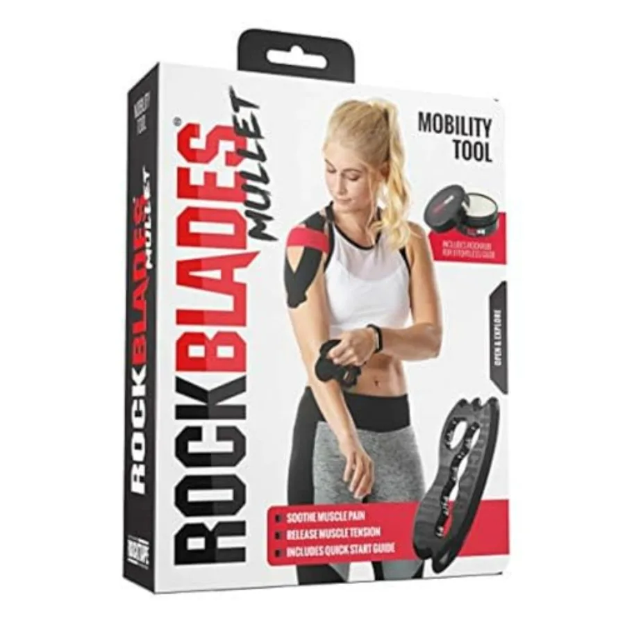 

Инструмент Rockblades Mullet из термопластика для миофасциального расслабления и тренировок по FMT, глубокотканный массаж, цвет: черный, улучшенное восстановление