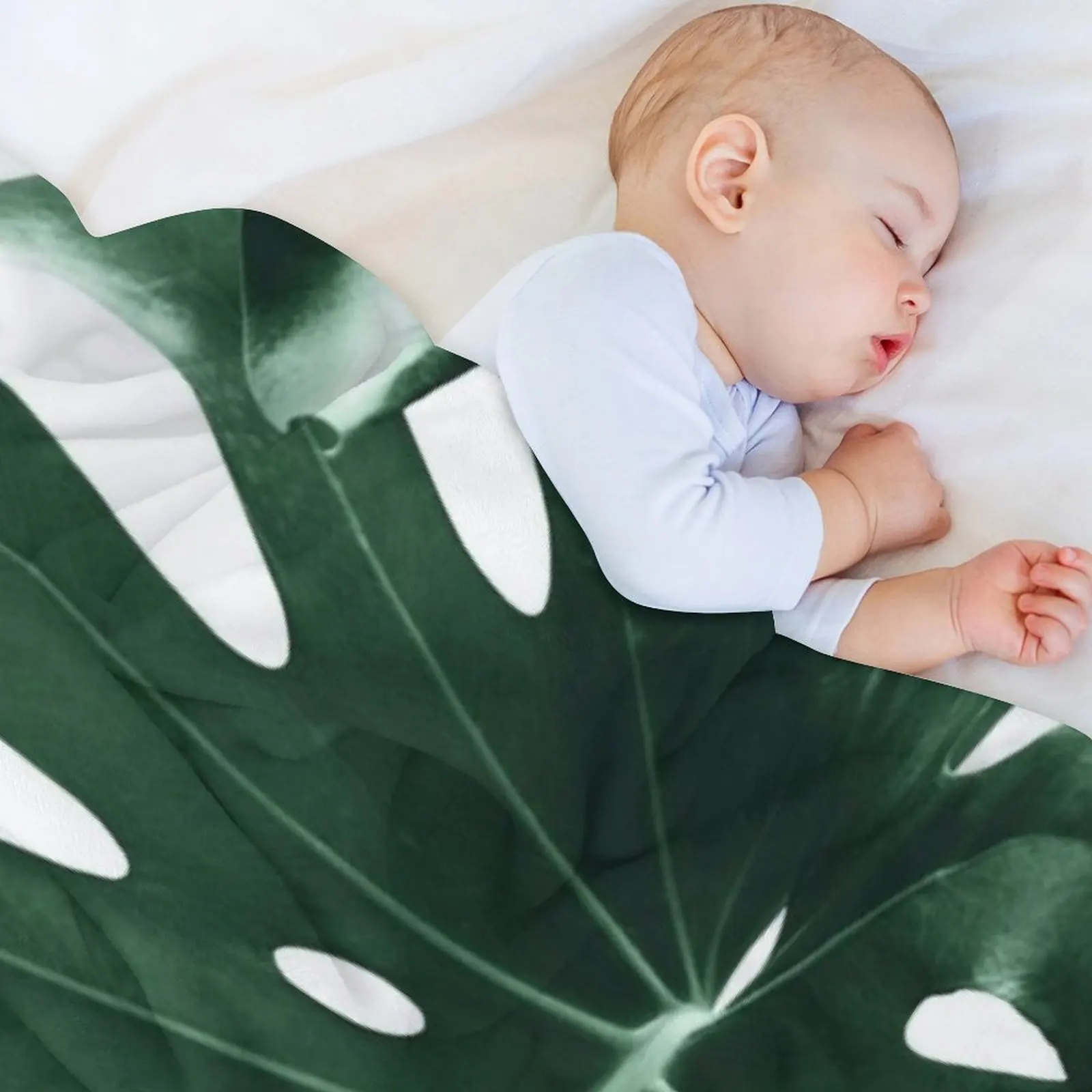 Delizia Monstera # 4 # tropicale # arredamento # arte Coperta da tiro Divano Piumino da campeggio caldo per coperte invernali