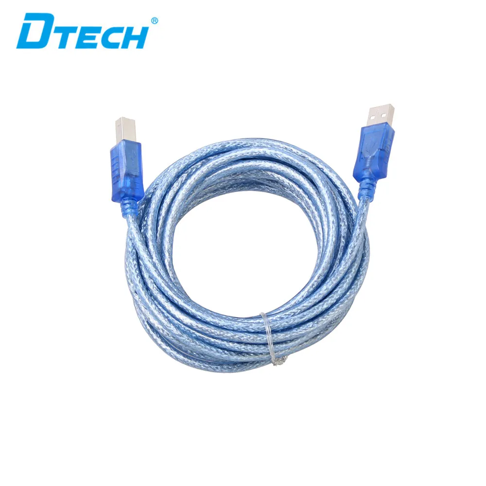 2PCS DTECH Factory Usb 2.0 Printer Cable A Male To B Male For HP, DELL, EPSON, Usb Print Cable 5M