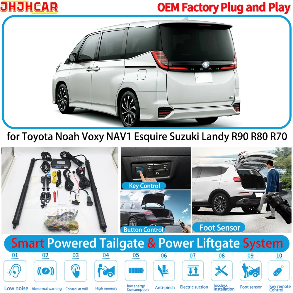 for Toyota Noah Voxy NAV1 Esquire Suzuki Landy R90 R80 R70 Powered Tailgate Power Liftgate Tailgate Power Lift Gate Trunk Lid