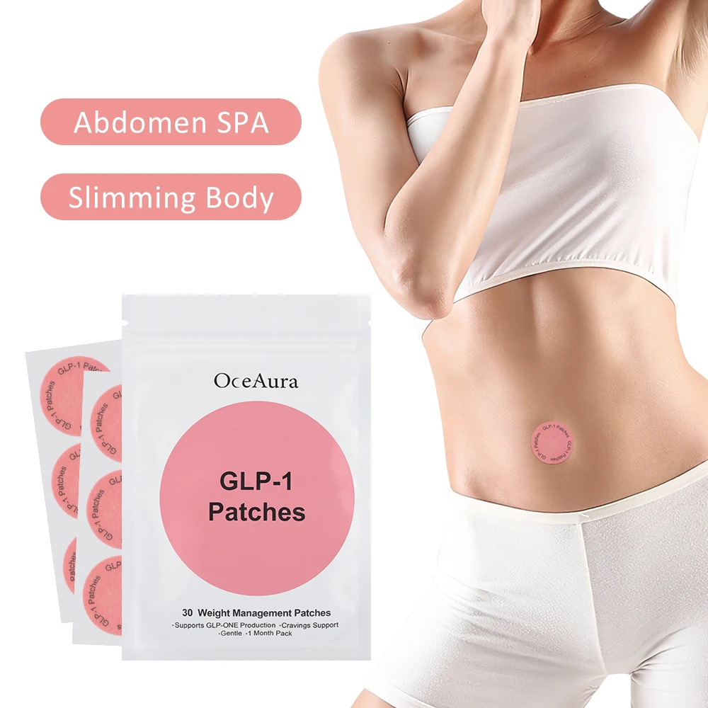 فقدان الوزن GLP-1 بقع التخسيس بقع ثبات الجلد العناية بالجسم بقع للنساء يحرق بلطف صنع أدوات الجمال والصحة