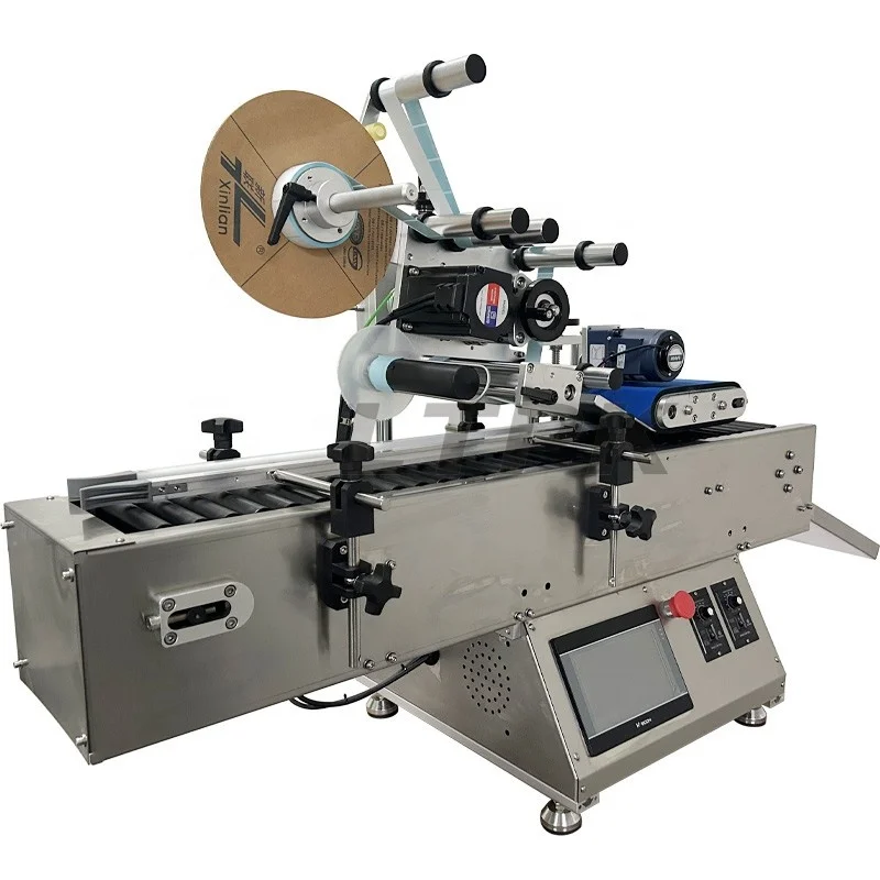 LTPK LT-L330  Horizontal Tube Sticker Automatic Crayon Plastic Round Bottle Labeling Machine for Cryo Vials